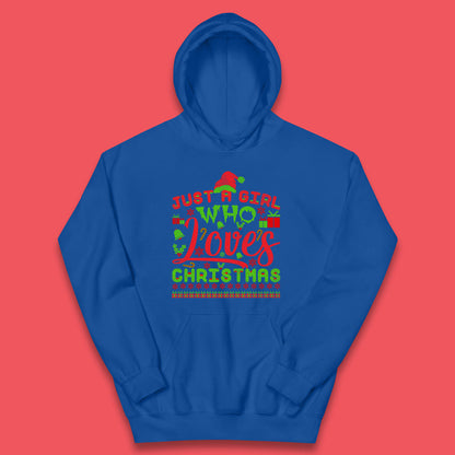 just a girl who loves christmas hoodie