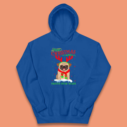 christmas pug dog hoodie