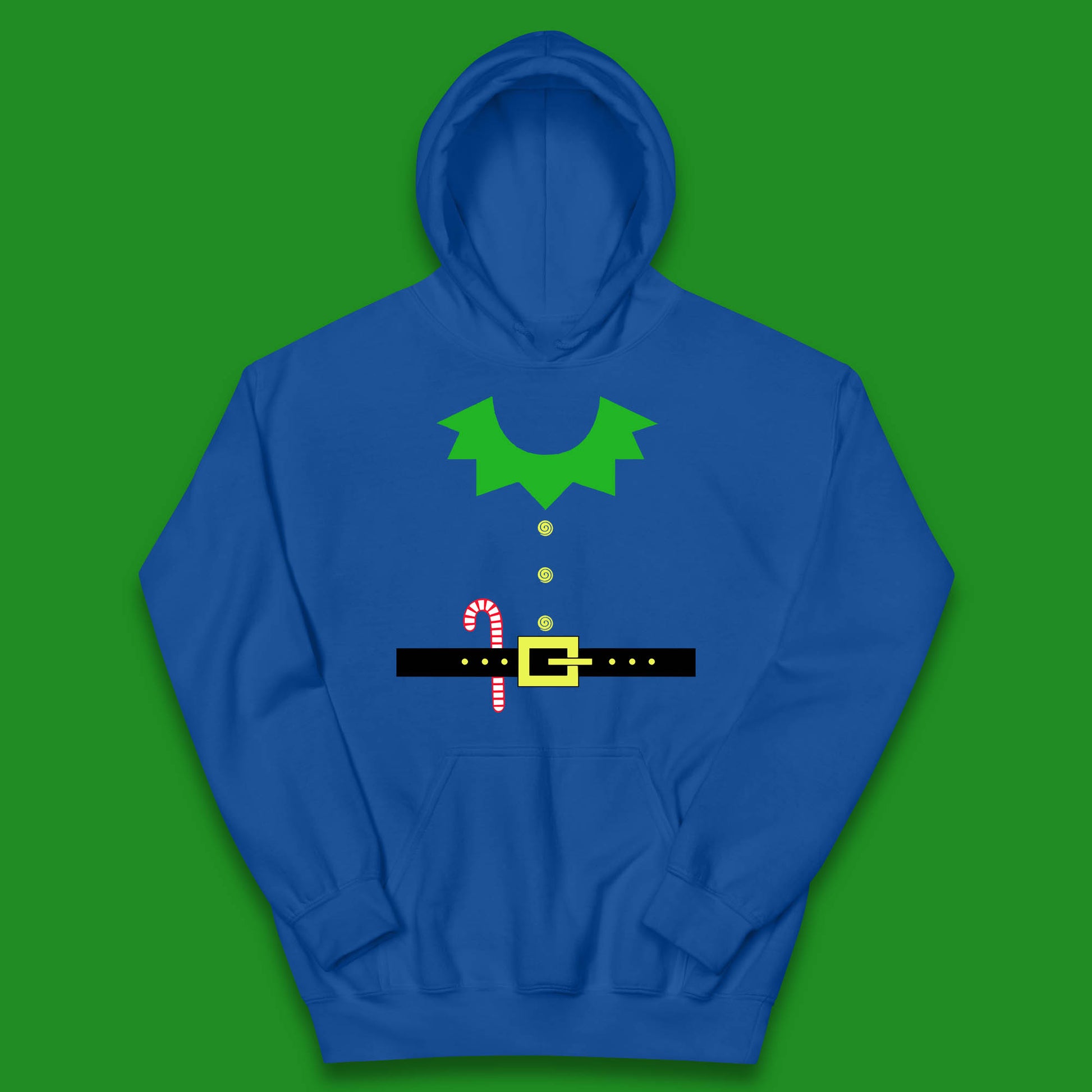 christmas elf costume christmas candy hoodie