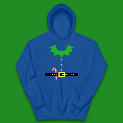 christmas elf costume christmas candy hoodie