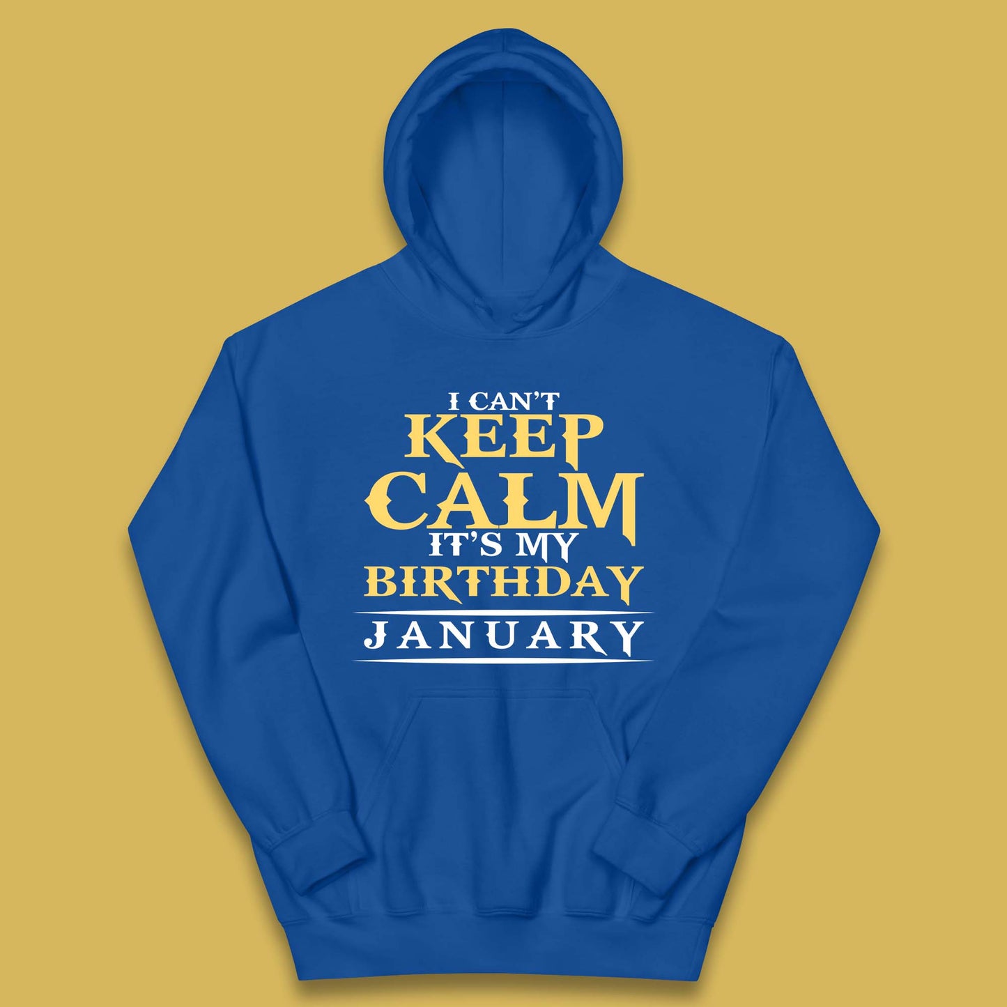 January Birth Party Kids Hoodie