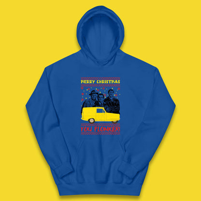 Merry Christmas You Plunker Kids Hoodie