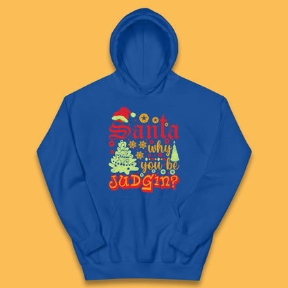 funny santa quotes hoodie