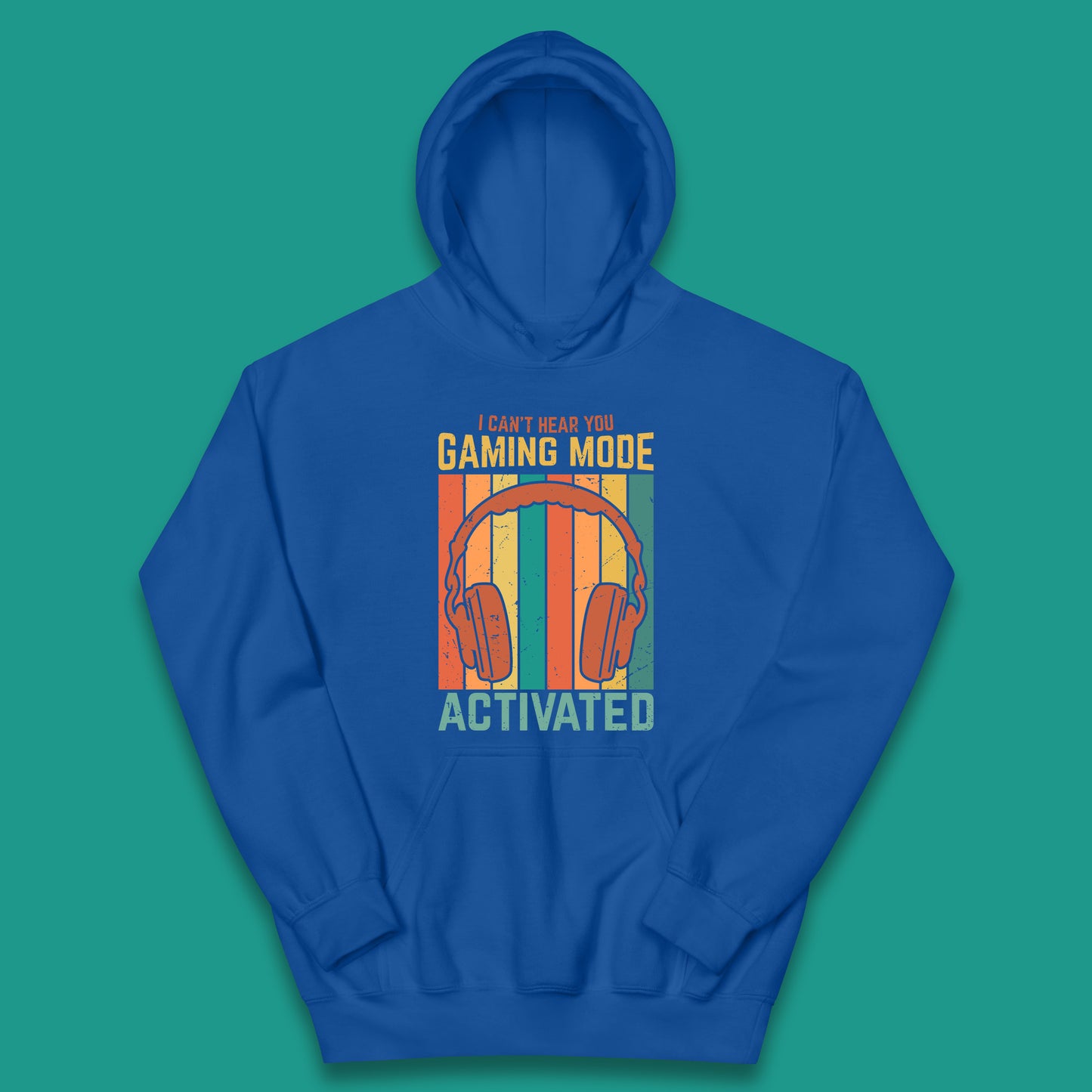 I Can't Hear You Gaming Mode Activated Funny Gaming Video Game Gamer Game Headset Kids Hoodie