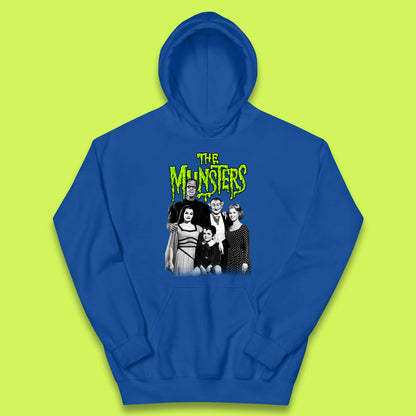 Vintage The Munsters Family TV Series Halloween Frankenstein Horror Scary Kids Hoodie