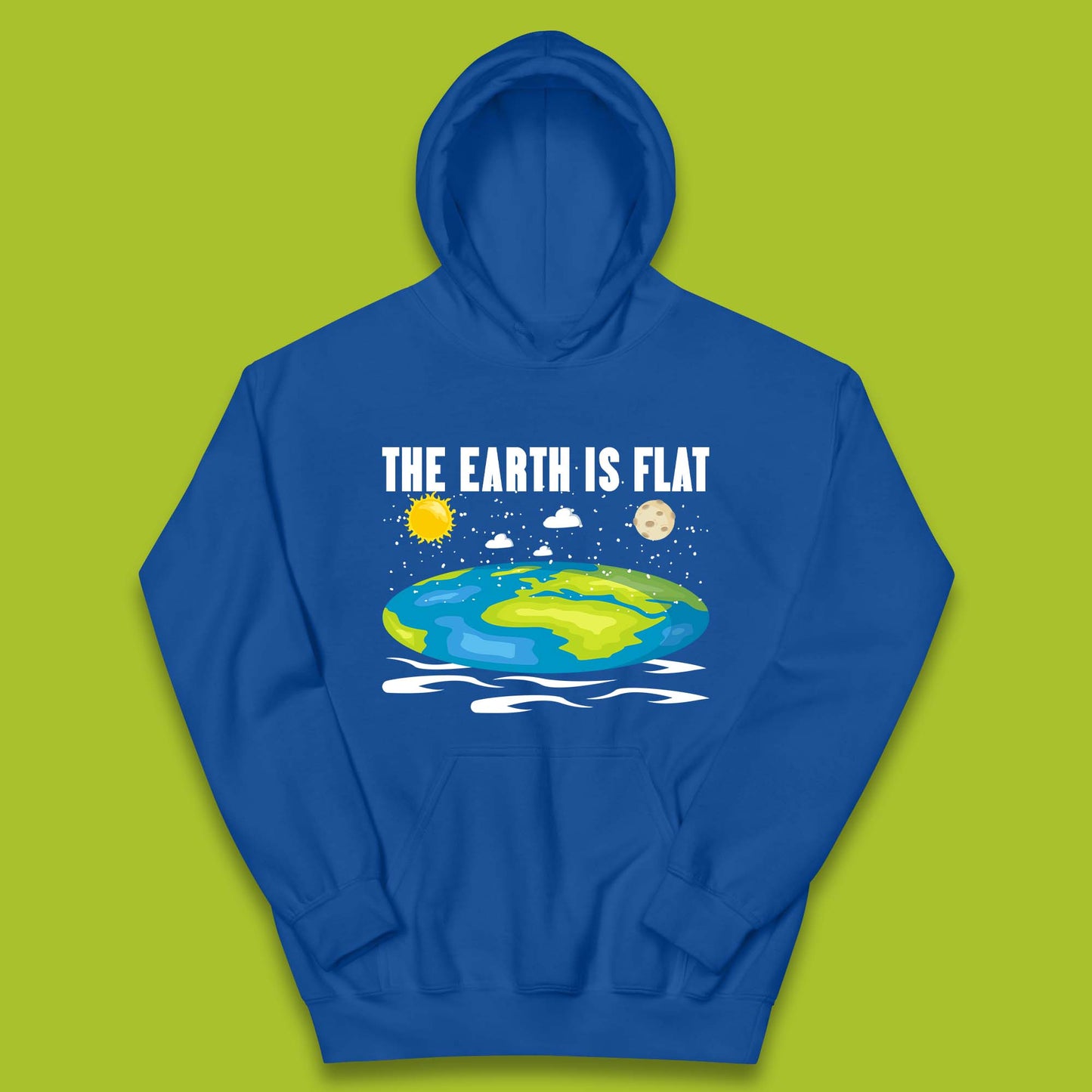 The Earth Is Flat Kids Hoodie