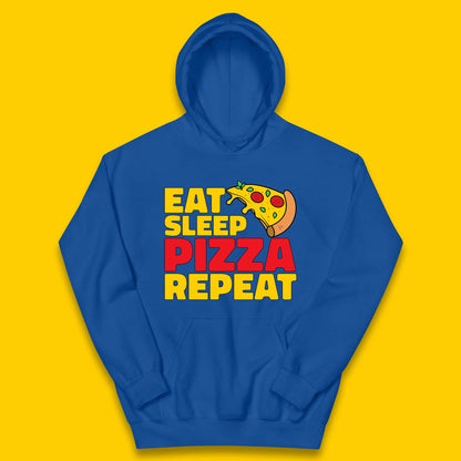 Eat Sleep Pizza Repeat Kids Hoodie