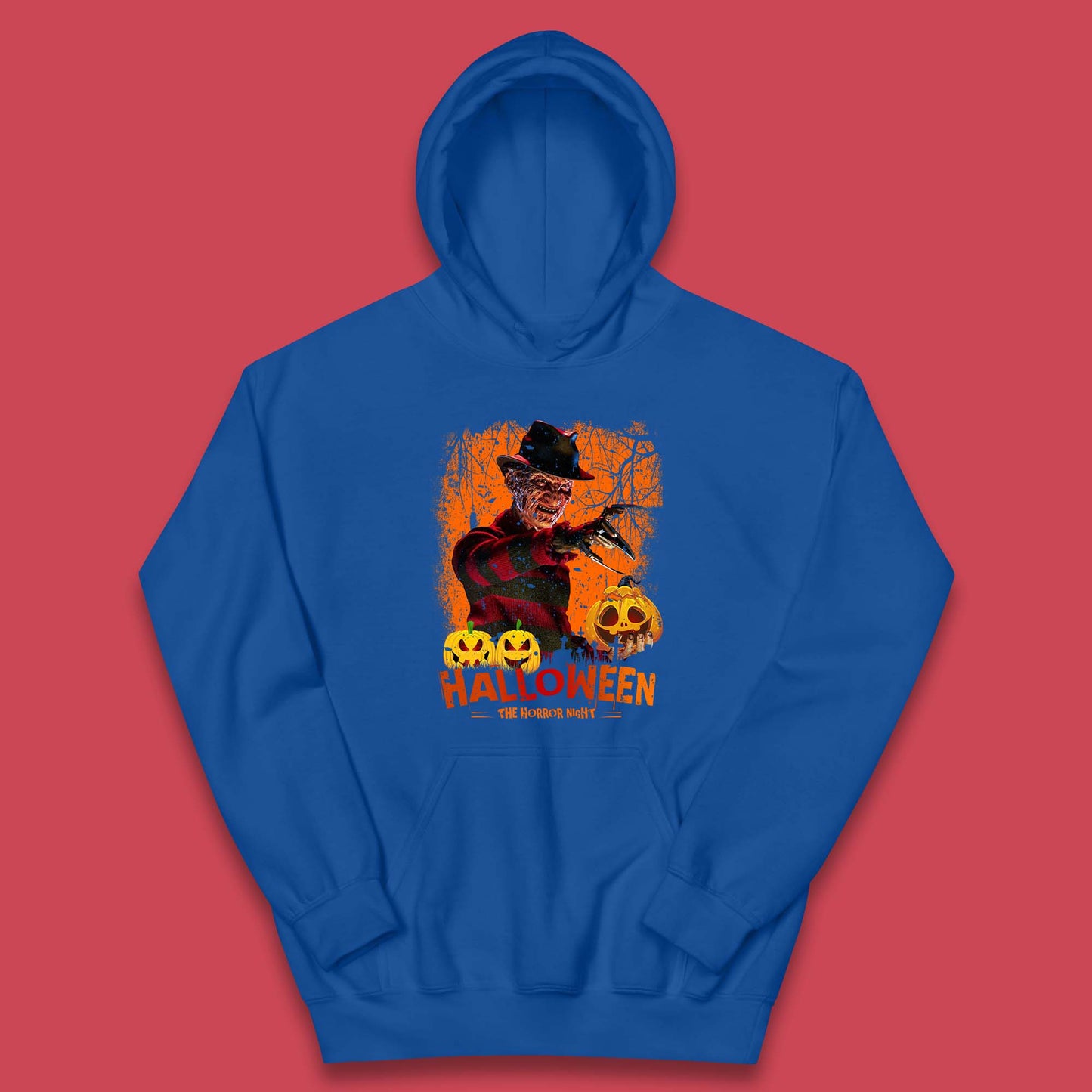 Halloween The Horror Night Freddy Krueger Horror Movie Character Serial Killer Kids Hoodie