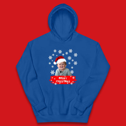 Merry Christmas Hasbulla Snowflakes Kids Hoodie