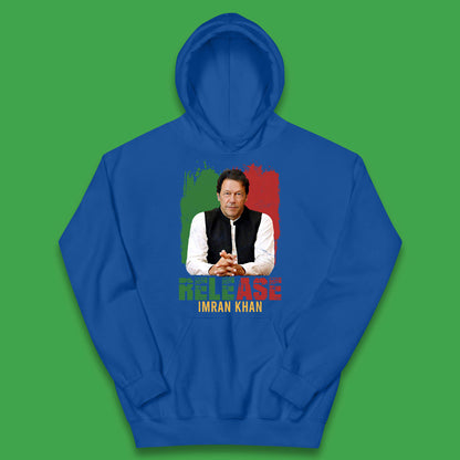 Release Imran Khan Prisoner No 804 Stand With Imran Khan Pakistan Kids Hoodie