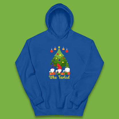 who farted christmas gnomes funny hoodie