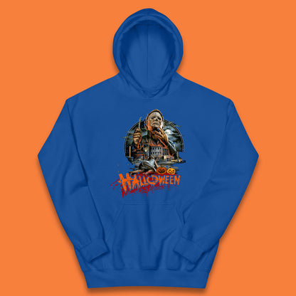 Halloween II The Nightmare Isn't Over Vintage Halloween Movie Poster Micheal Myers Horror Character Kids Hoodie