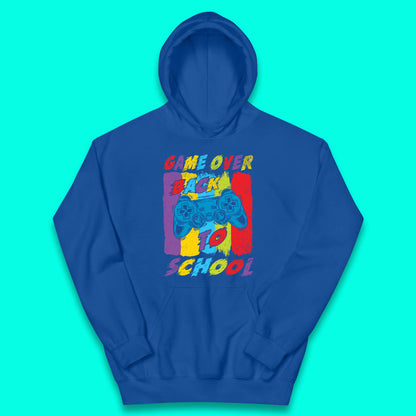 Game Over Return to the Halls of Learning Back To School Kids Study Gift Kids Hoodie
