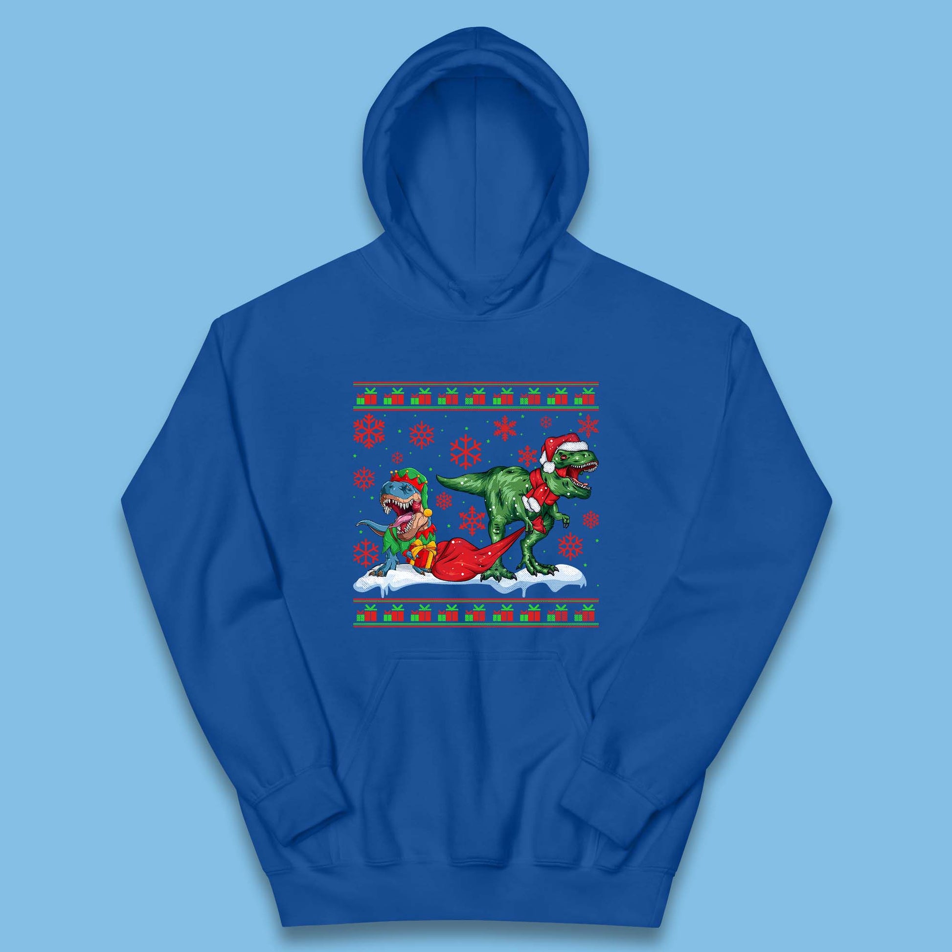 santa & elf costume hoodie