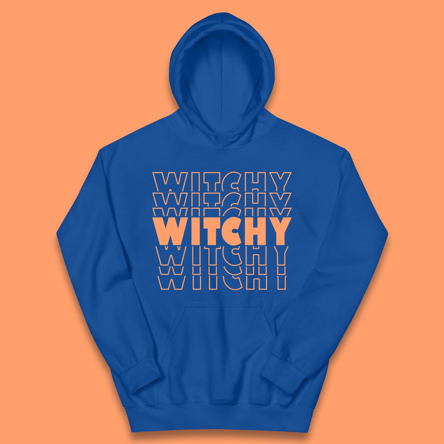 Witchy Halloween Witches Spooky Witch Vibes Witchy Aesthetic Halloween Party Kids Hoodie