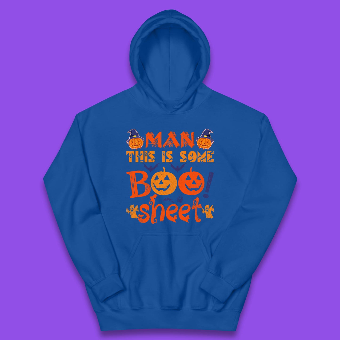 Man This Is Some Boo Sheet Funny Ghost Halloween Costume Kids Hoodie