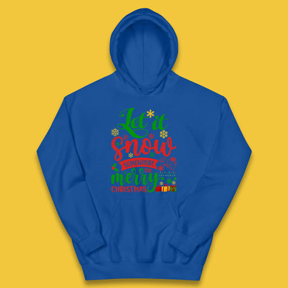 let it snow somewhere else christmas hoodie