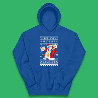 Santa Is A Scouse Christmas Kids Hoodie