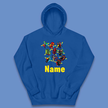 Personalised Number Day Superheroes Superheroes Kids Hoodie