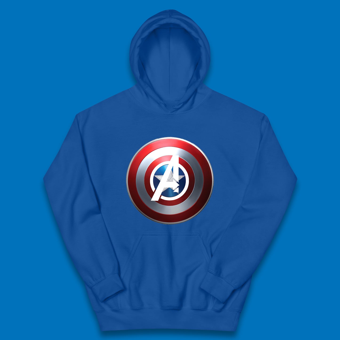 Captain America's Shield Marvel Avengers Captain America Cosplay The Captain Steven Rogers Kids Hoodie