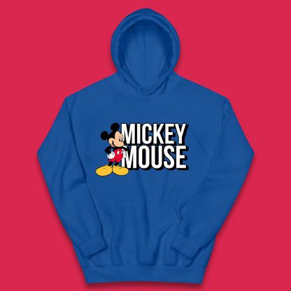 Disney Mickey Mouse Cartoon Character Disneyland Walt Disney Vacation Trip Disney World Kids Hoodie