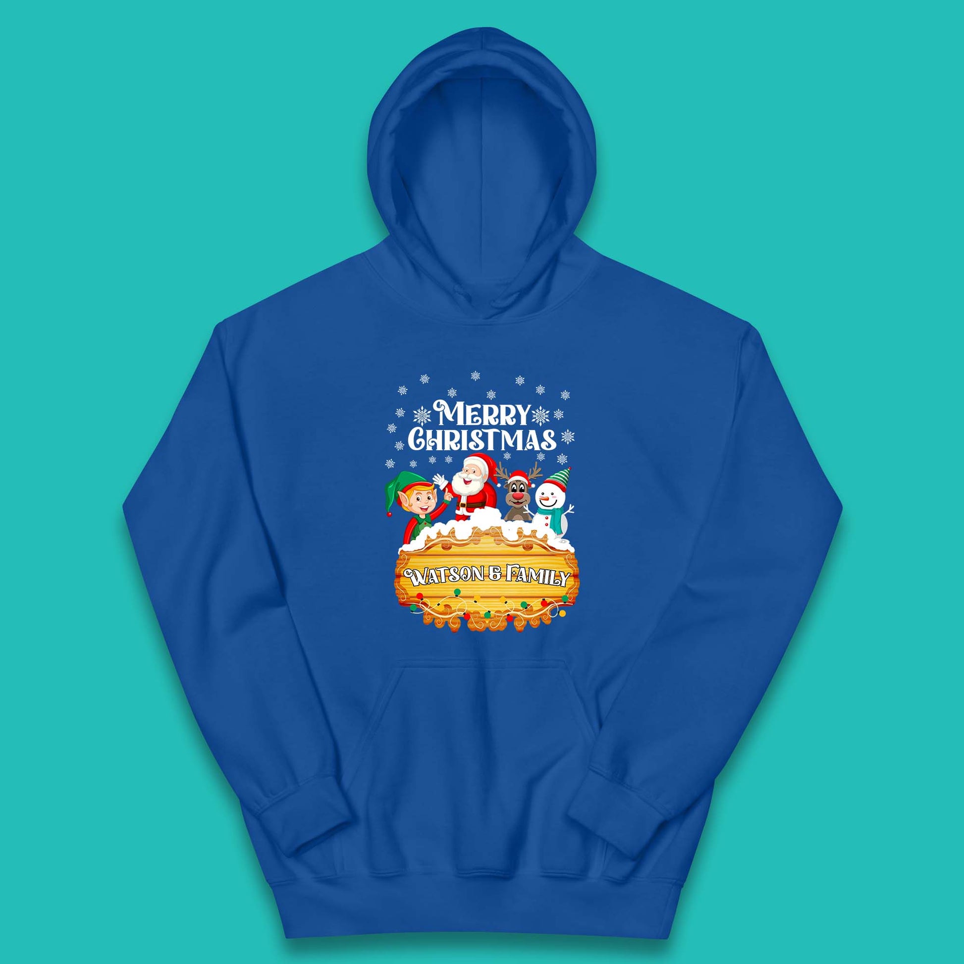 watson family christmas hoodie