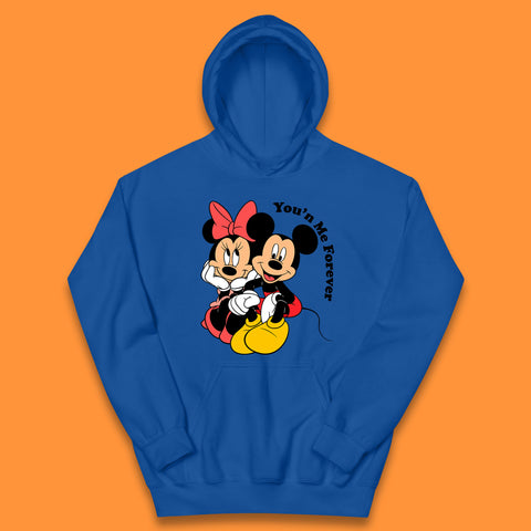 You'n Me Forever Disney Mickey & Minnie Mouse Disneyland Cartoon Characters Disney World Walt Disney Kids Hoodie