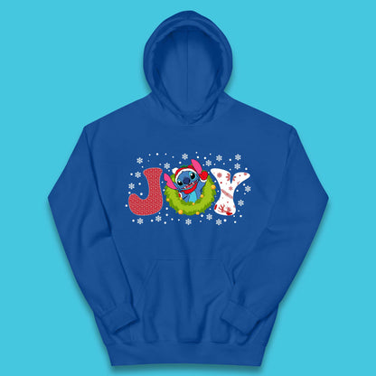 Joy Stitch Christmas Kids Hoodie