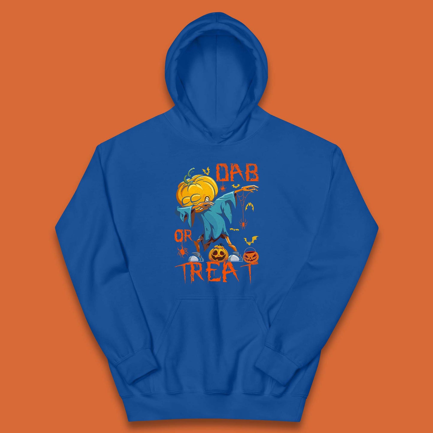 Dab Or Treat Scarecrow Dabs Halloween Dabbing Dance Horror Scary Kids Hoodie