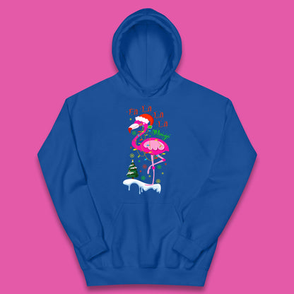 flamingo christmas hoodie