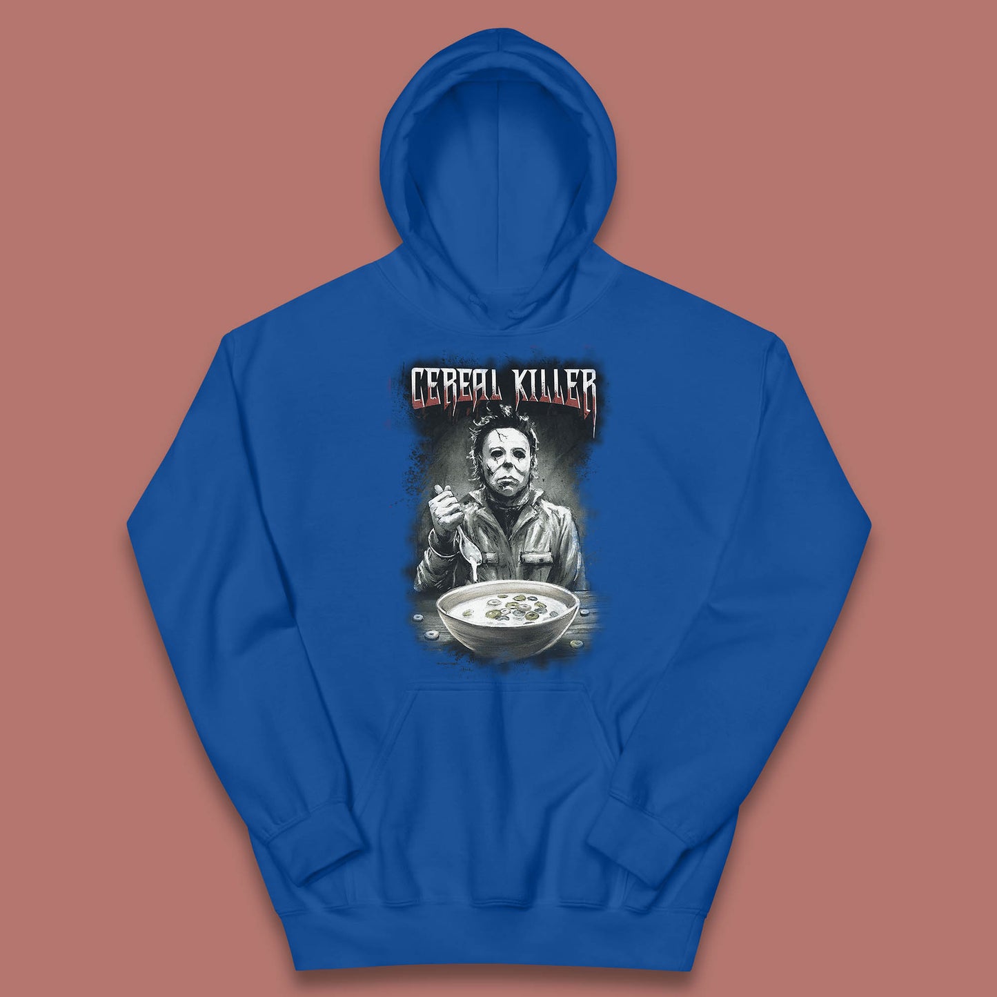 Michael Myers Cereal Killer Halloween Serial Killer Horror Movie Character Kids Hoodie