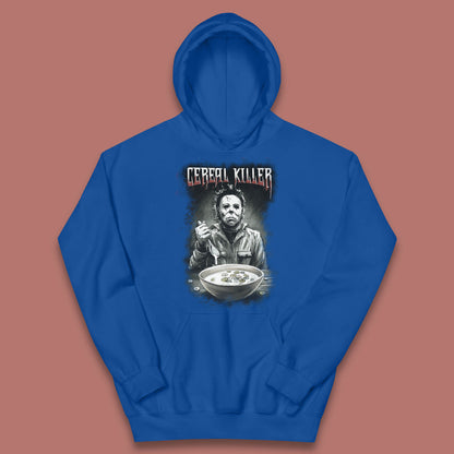 Michael Myers Cereal Killer Halloween Serial Killer Horror Movie Character Kids Hoodie