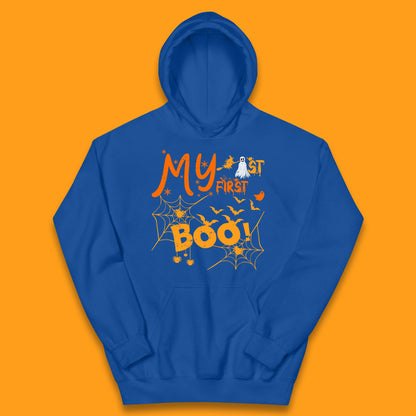My First Boo Halloween Funny Boo Ghost Spooky Vibes Kids Hoodie
