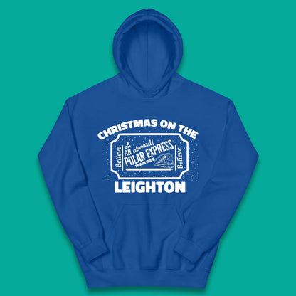 Polar Express Christmas Train Kids Hoodie