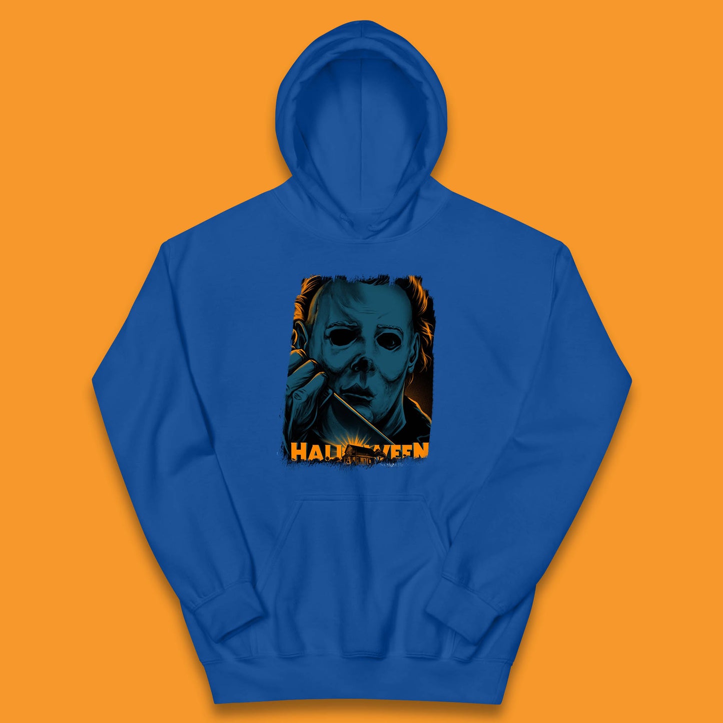 Halloween (1978) Poster Slasher Film Michael Myers Halloween Horror Thriller Movie Character Kids Hoodie
