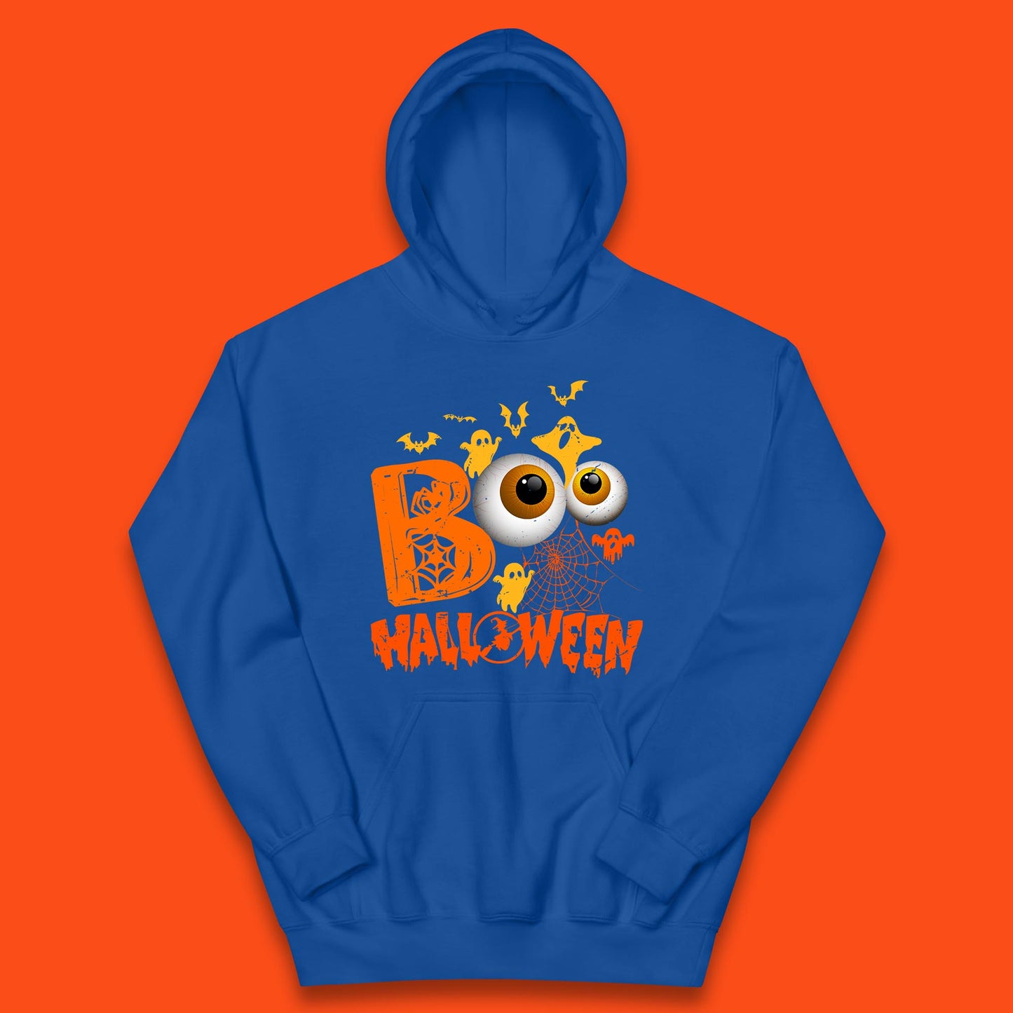 Halloween Spooky Boo Eye Balls Funny Halloween Boo Ghost Spooky Season Kids Hoodie