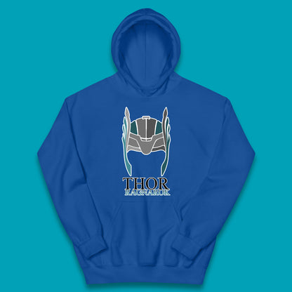 Thor Ragnarok Marvel Avenger Thor Helmet Superhero Movie Character Thor Helmet Ragnarok Kids Hoodie