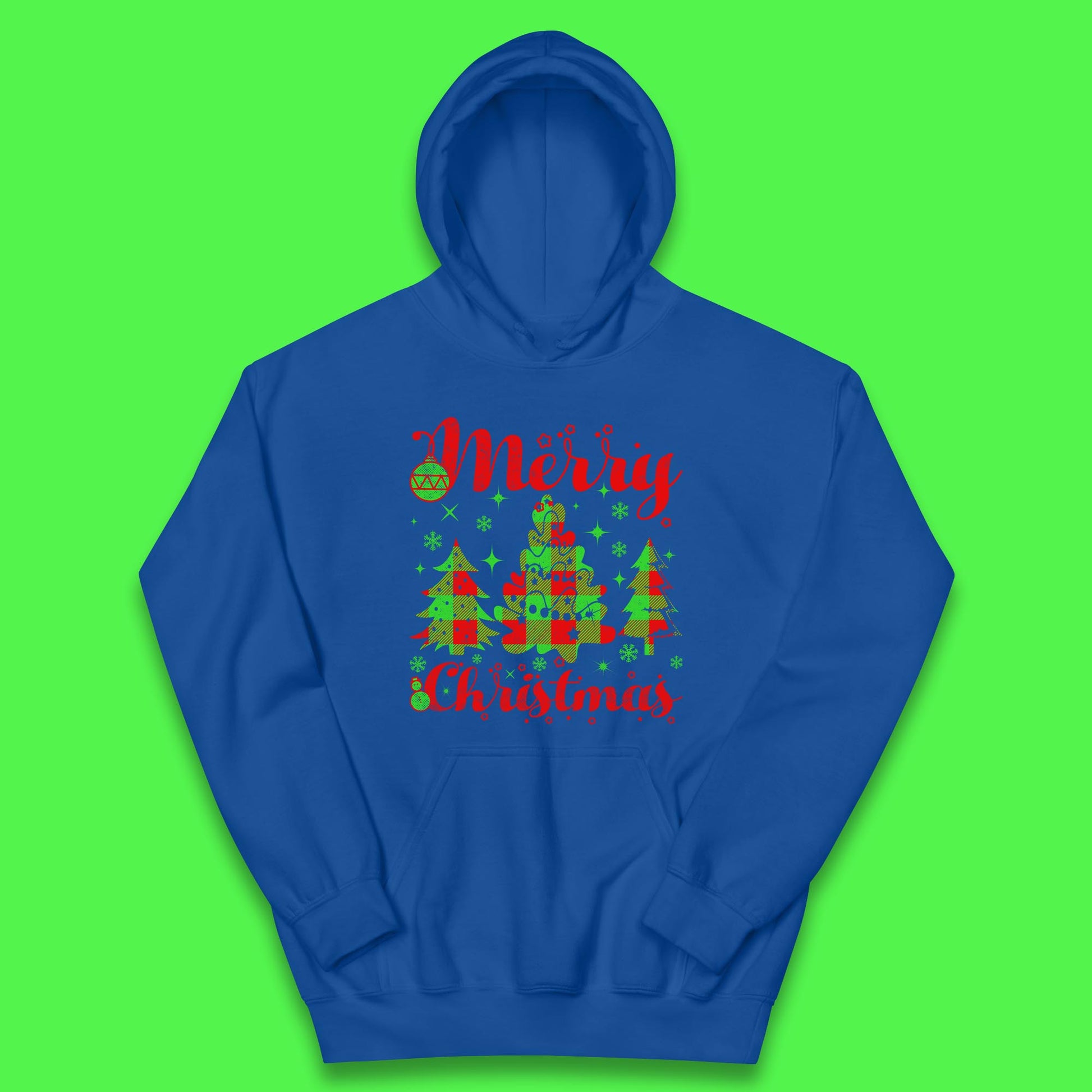 merry christmas trees hoodie