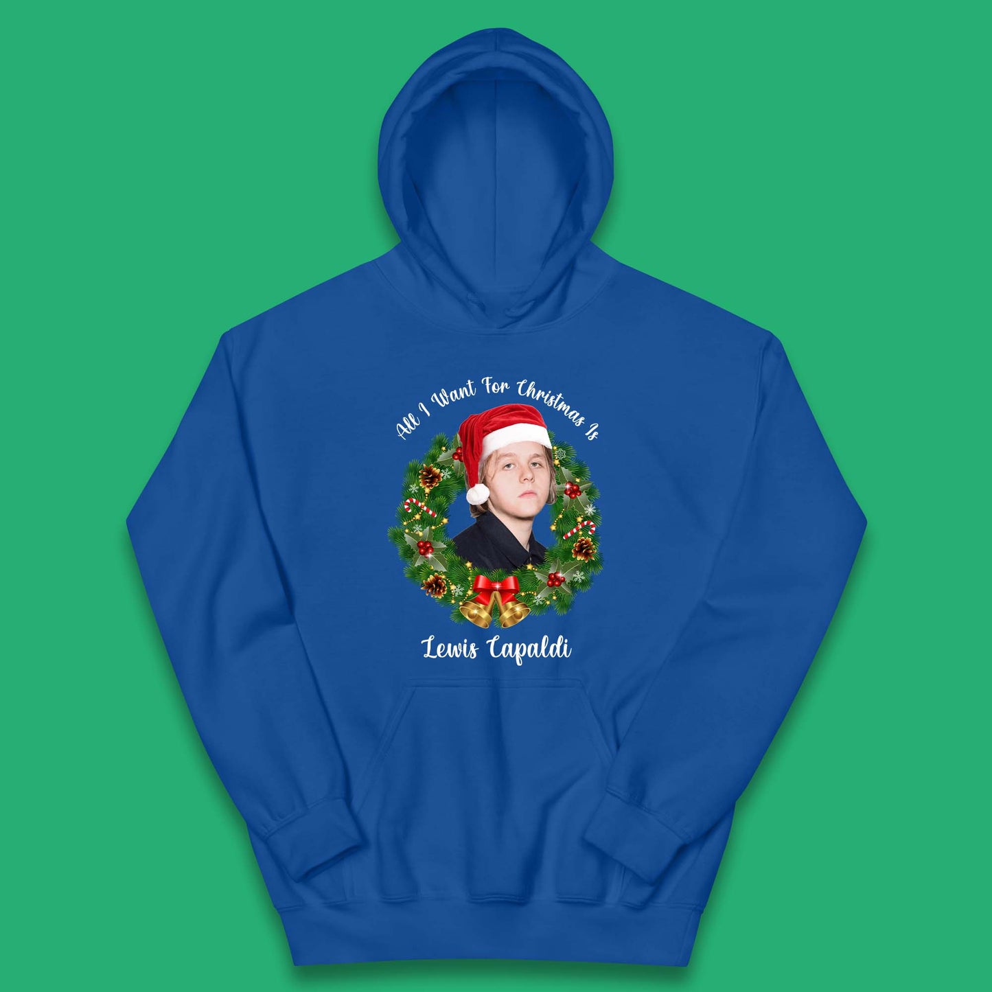 Lewis Capaldi Christmas Kids Hoodie