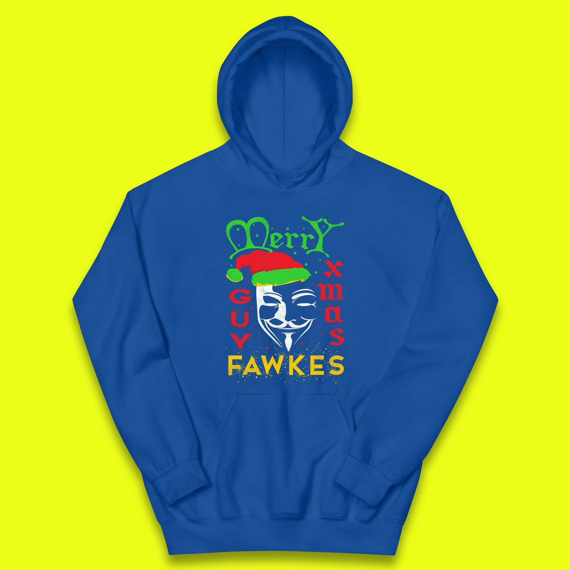 anonymous mask christmas hoodie