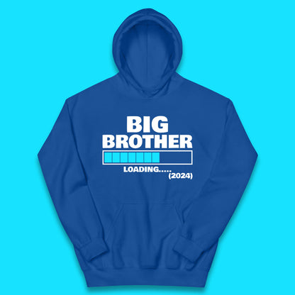 Big Brother Loading 2024 Promoted To Big Brother Sibling Reveal Kids Hoodie