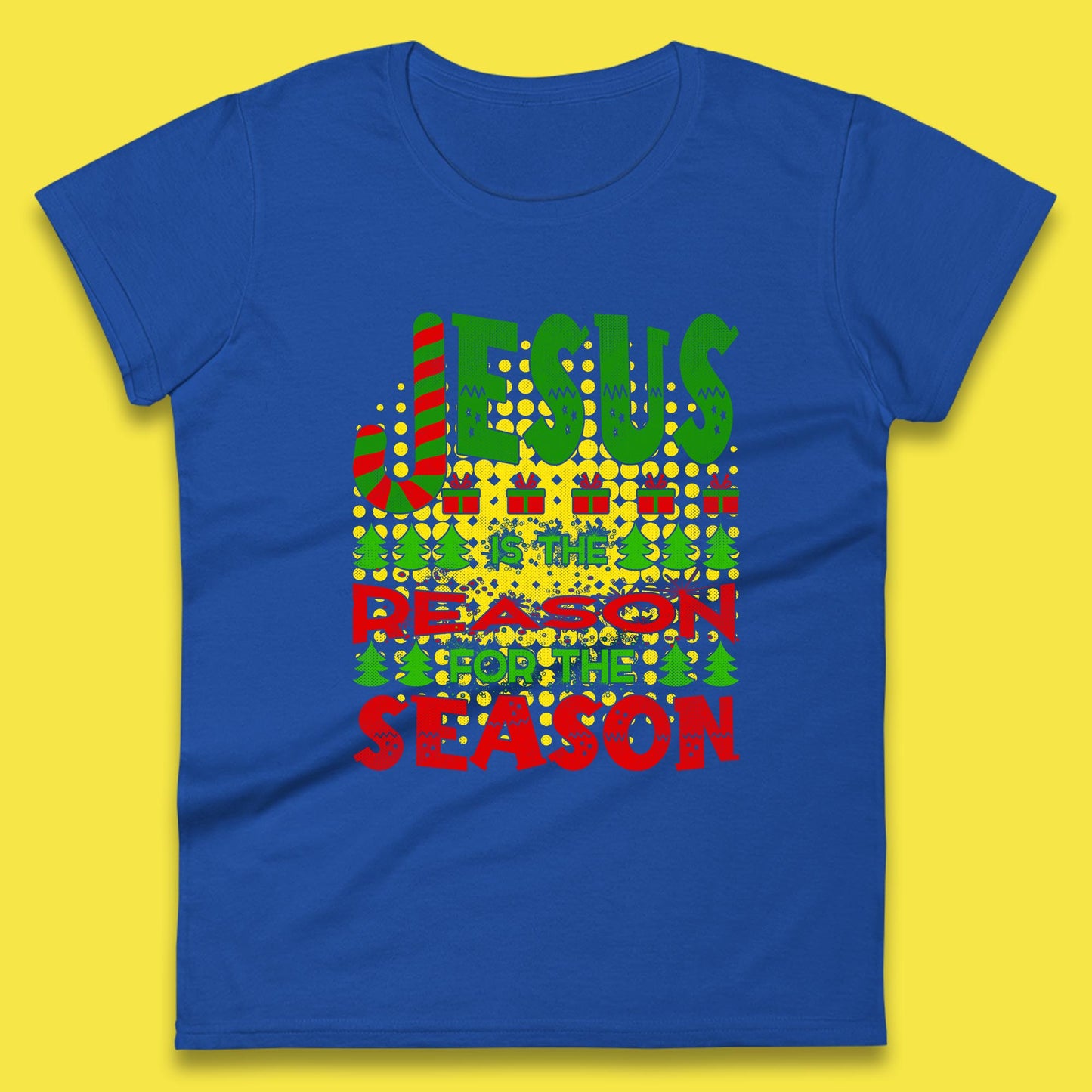 christmas jesus womens t shirt