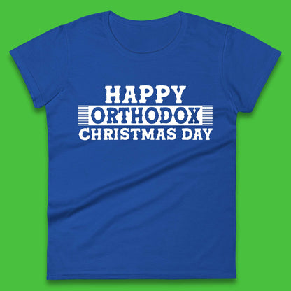 Orthodox Christmas Day Womens T-Shirt