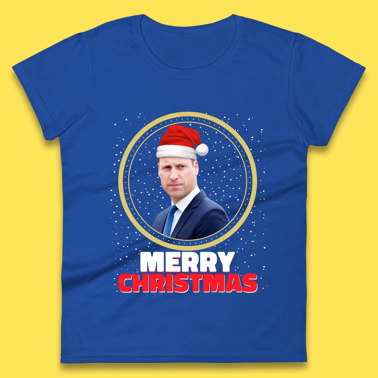 Prince William Christmas Womens T-Shirt