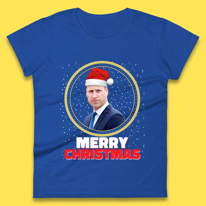Prince William Christmas Womens T-Shirt