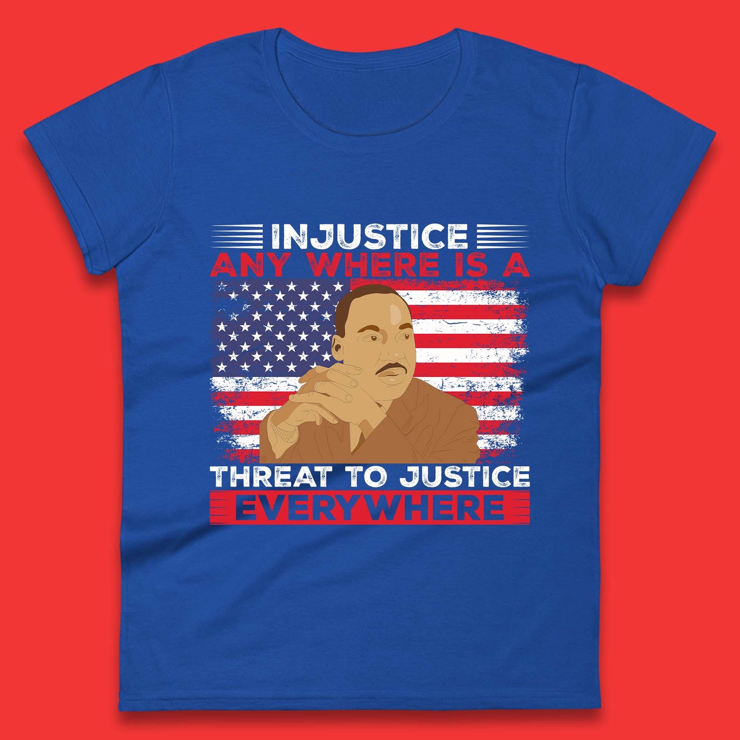 Martin Luther King Quotes Womens T-Shirt