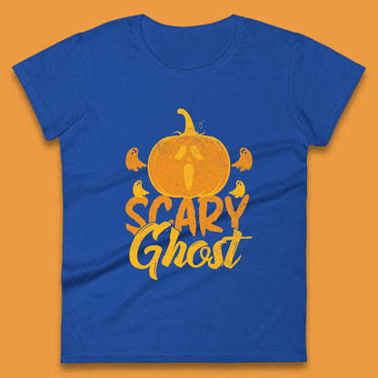 Scary Ghost Halloween Scream Ghost Face Horror Scary Pumpkin Ghostface Womens Tee Top