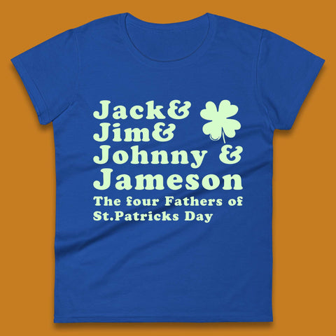 The Four Fathers of St. Patrick's Day Womens T-Shirt