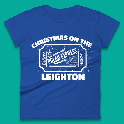 Polar Express Christmas Train Womens T-Shirt