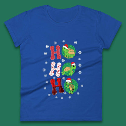 turtles santa womens t shirt